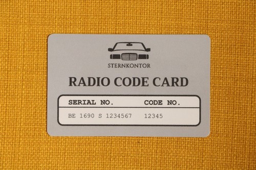 Ersatz-Code-Karte